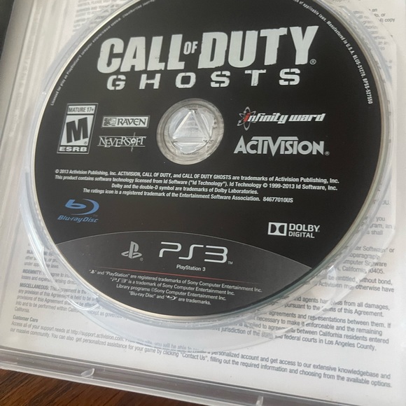 PS3 Game Bundle Grand Theft Auto, Call of Duty Ghosts, and Medal of Honor - Picture 3 of 4